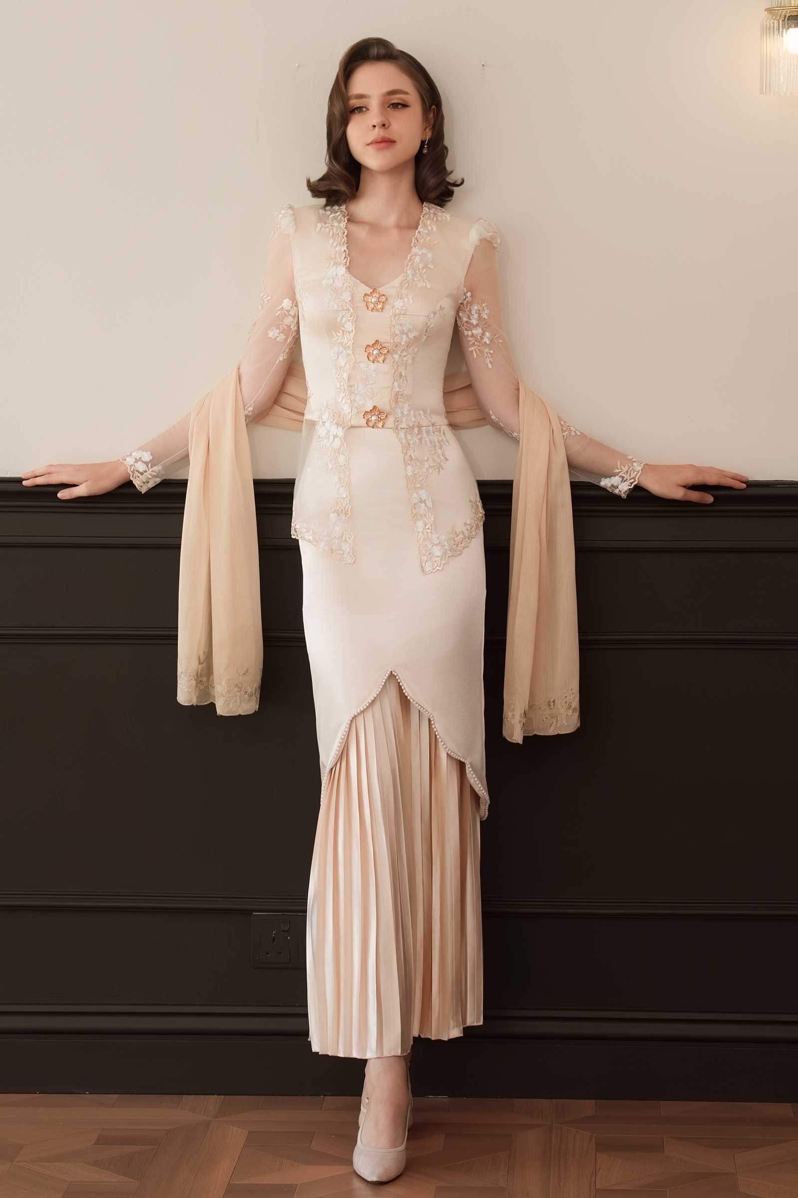 Seraya Skirt (Champagne)