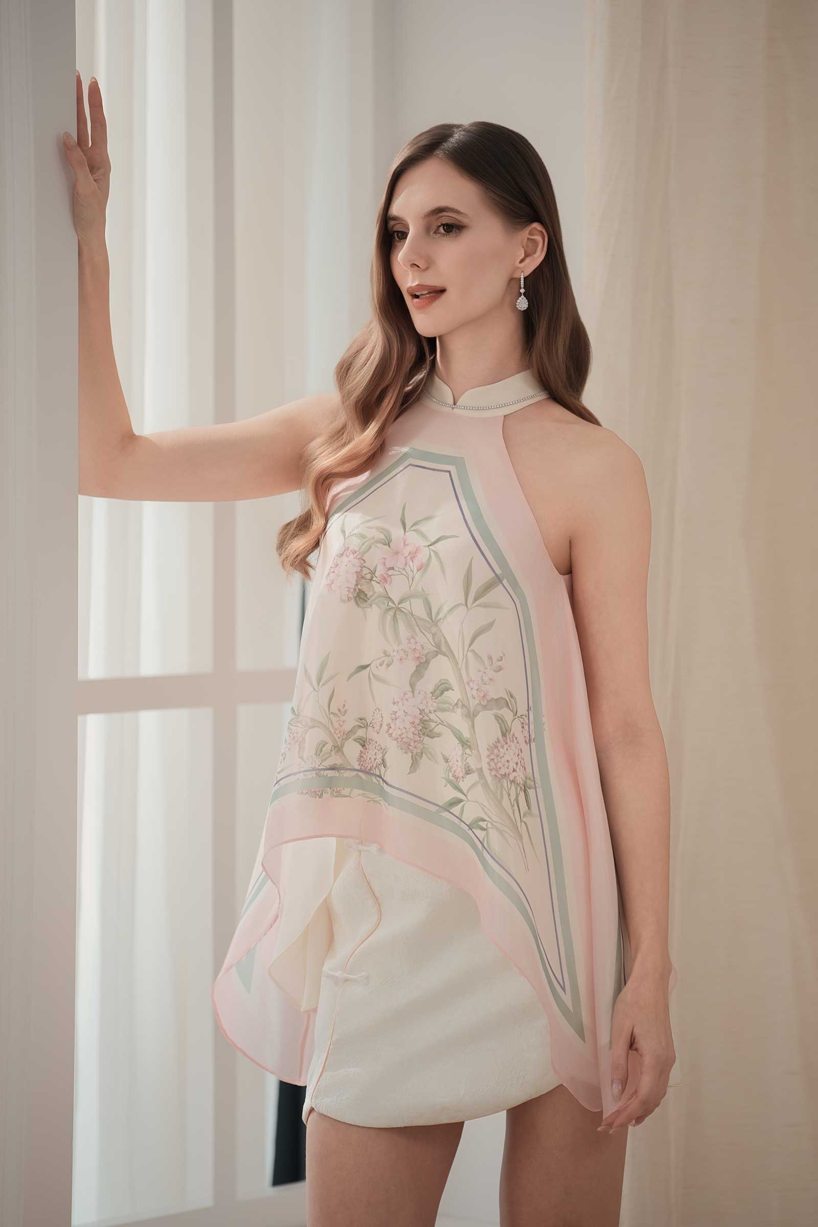 Hydrangea Top (Cream)