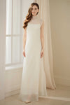 Calystria Silk Organza Dress (Cream)