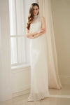 Calystria Silk Organza Dress (Cream)