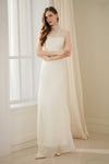Calystria Silk Organza Dress (Cream)