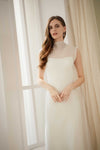 Calystria Silk Organza Dress (Cream)