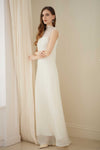 Calystria Silk Organza Dress (Cream)