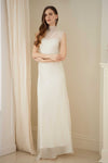 Calystria Silk Organza Dress (Cream)