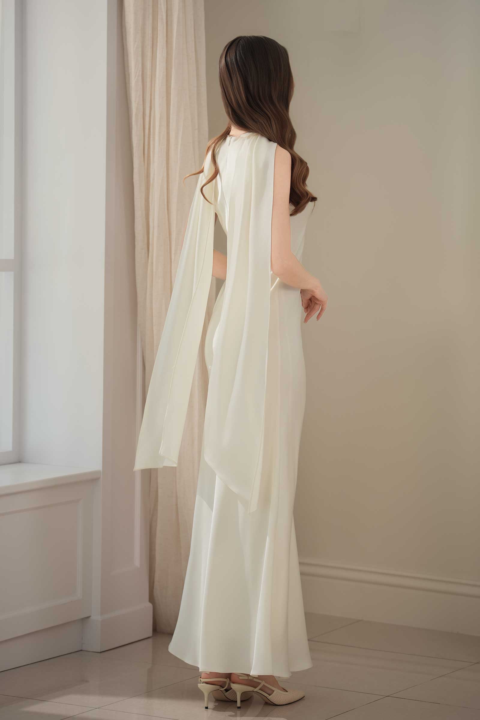 Vivienne Convertible Dress (Cream)