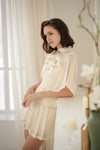 Ethereal Qipao Top (Cream)