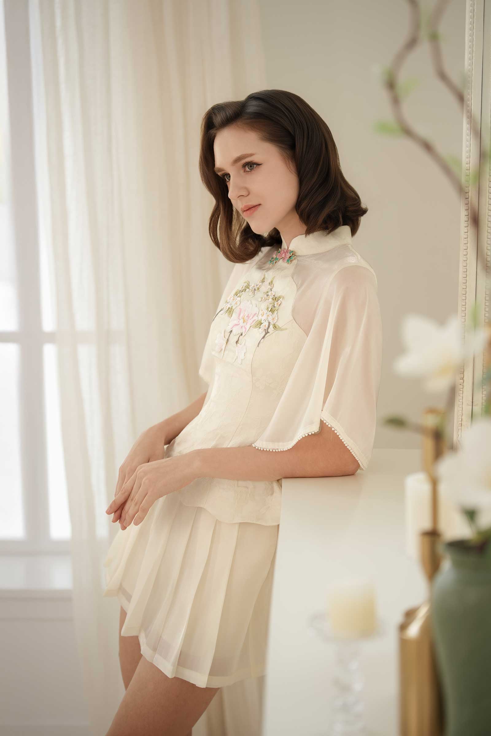 Ethereal Skort (Cream)