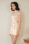 Mirelle Qipao Romper (Pink)
