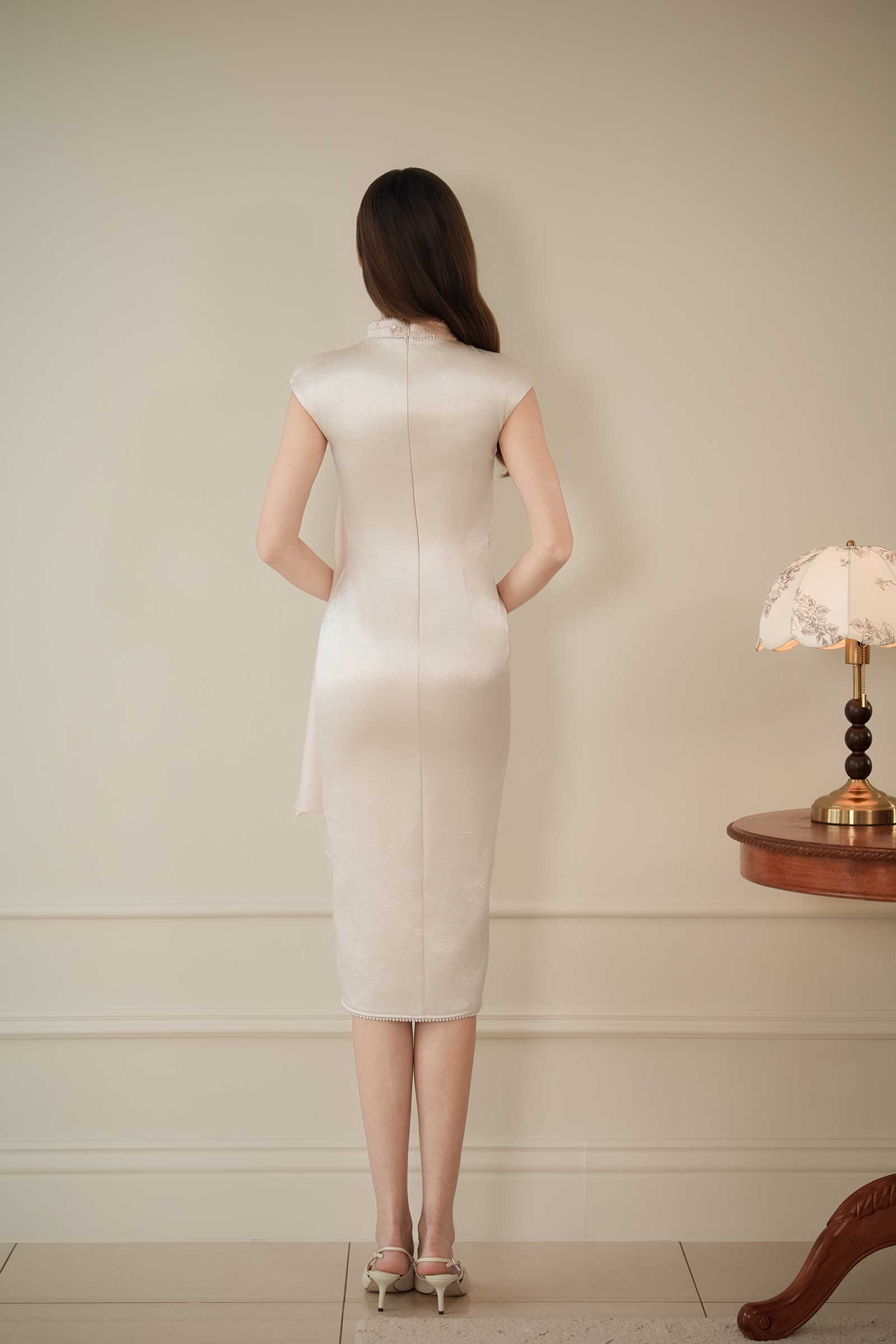 Zhu En Qipao (Blush Sequins)
