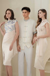 Zhu En Qipao (Blush Sequins)