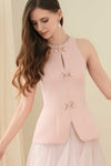 Ivy Qipao Top (Pink)