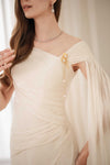 Sylvera Scarf Dress (Champagne)