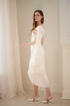 Sylvera Scarf Dress (Champagne)