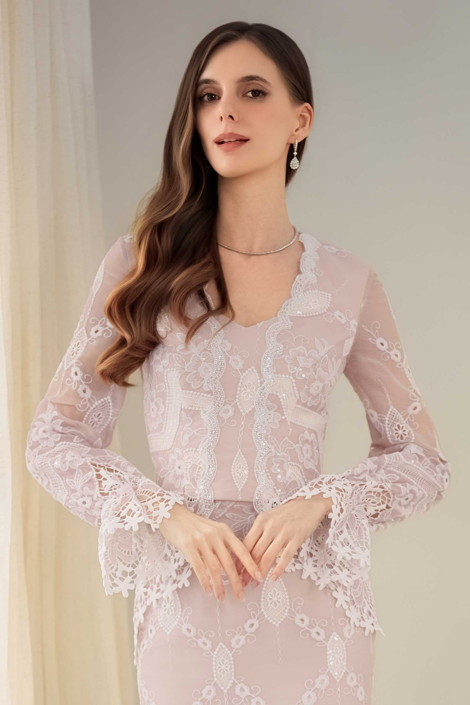 Rosalie Kebaya Top (Rose)