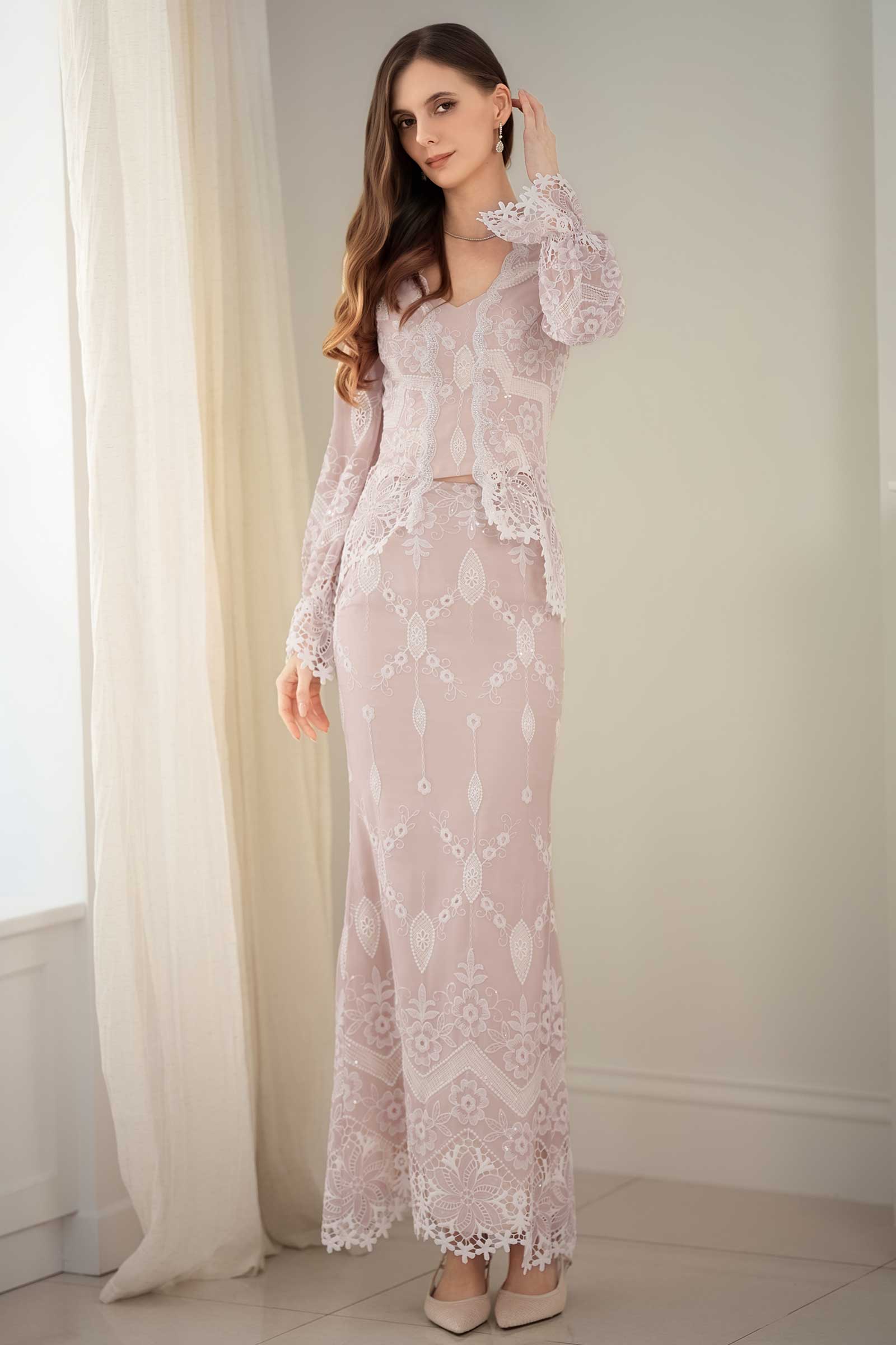 Rosalie Kebaya Top (Rose)