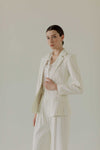 Destiol Blazer Top Set (Pearl)