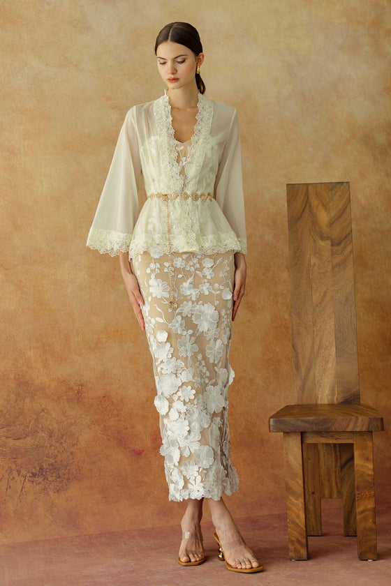 NEW Ratu Kebaya Set (White)