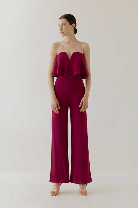 Dokizery Jumpsuit (Fuschia)