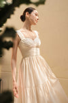 Damiecaq Padded Sundress (Cream)