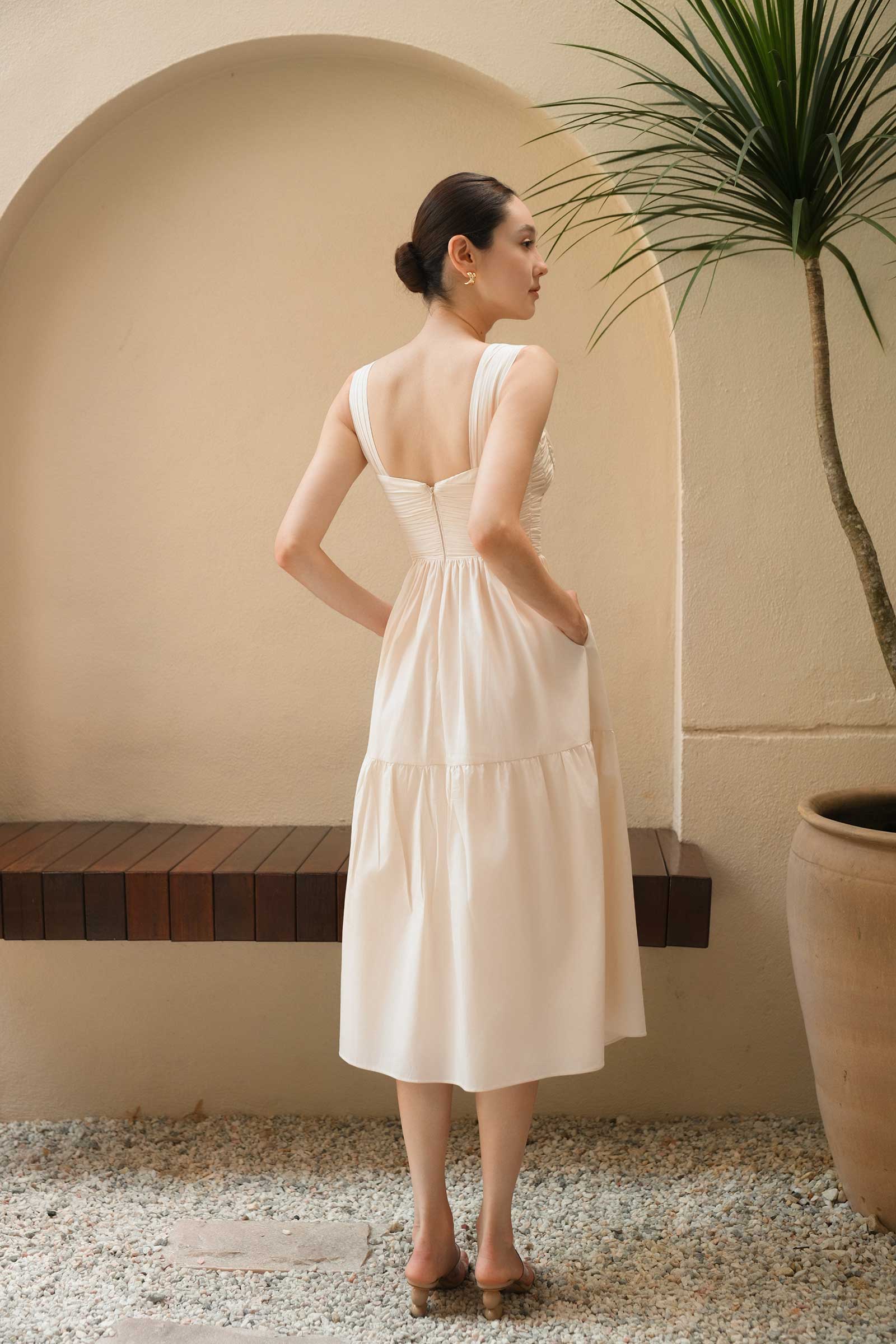 Damiecaq Padded Sundress (Pink)