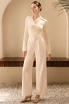 Poise Wide-Leg Trousers (Ivory)