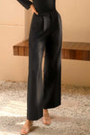 Poise Wide-Leg Trousers (Black)