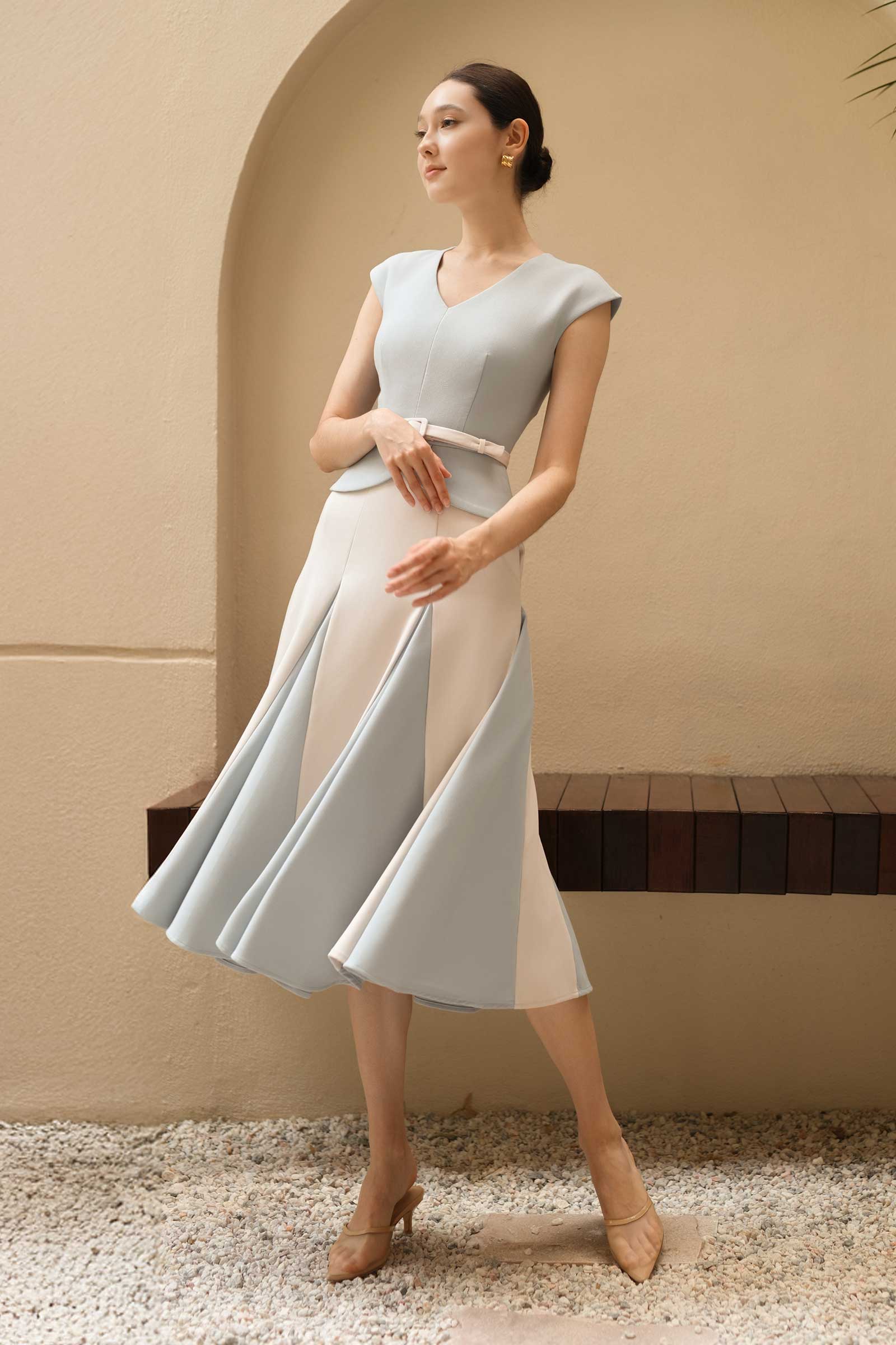 Dalienaq Dress (Baby Blue)