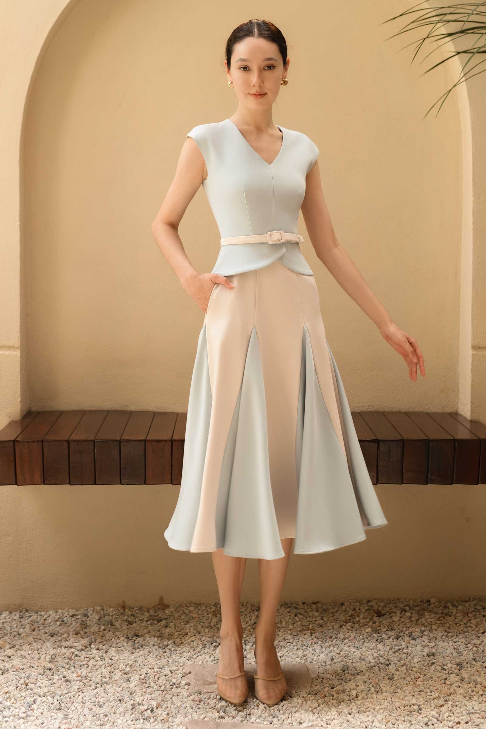 Dalienaq Dress (Baby Blue)