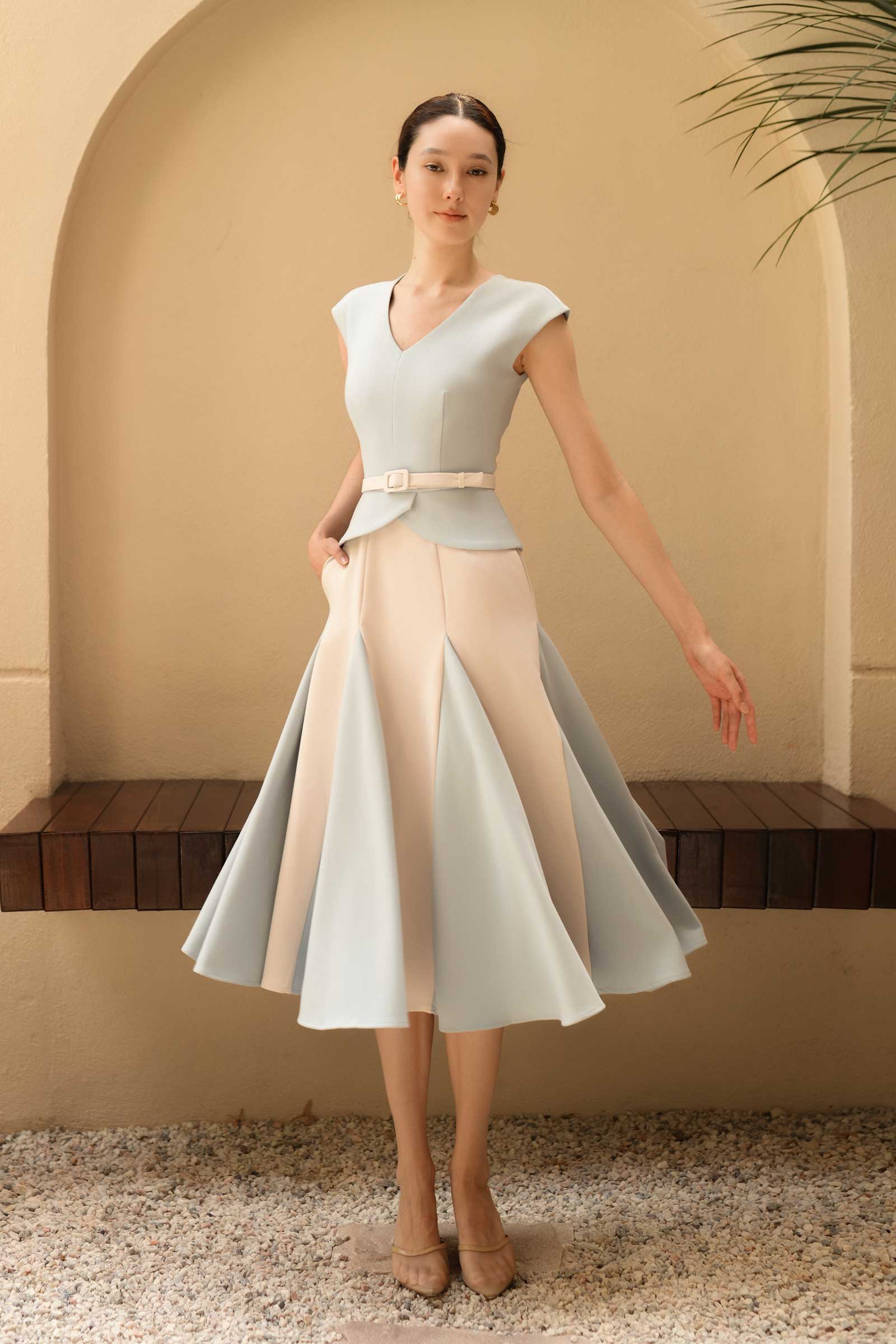 Dalienaq Dress (Baby Blue)