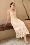 Delarose Padded Dress (Ivory)