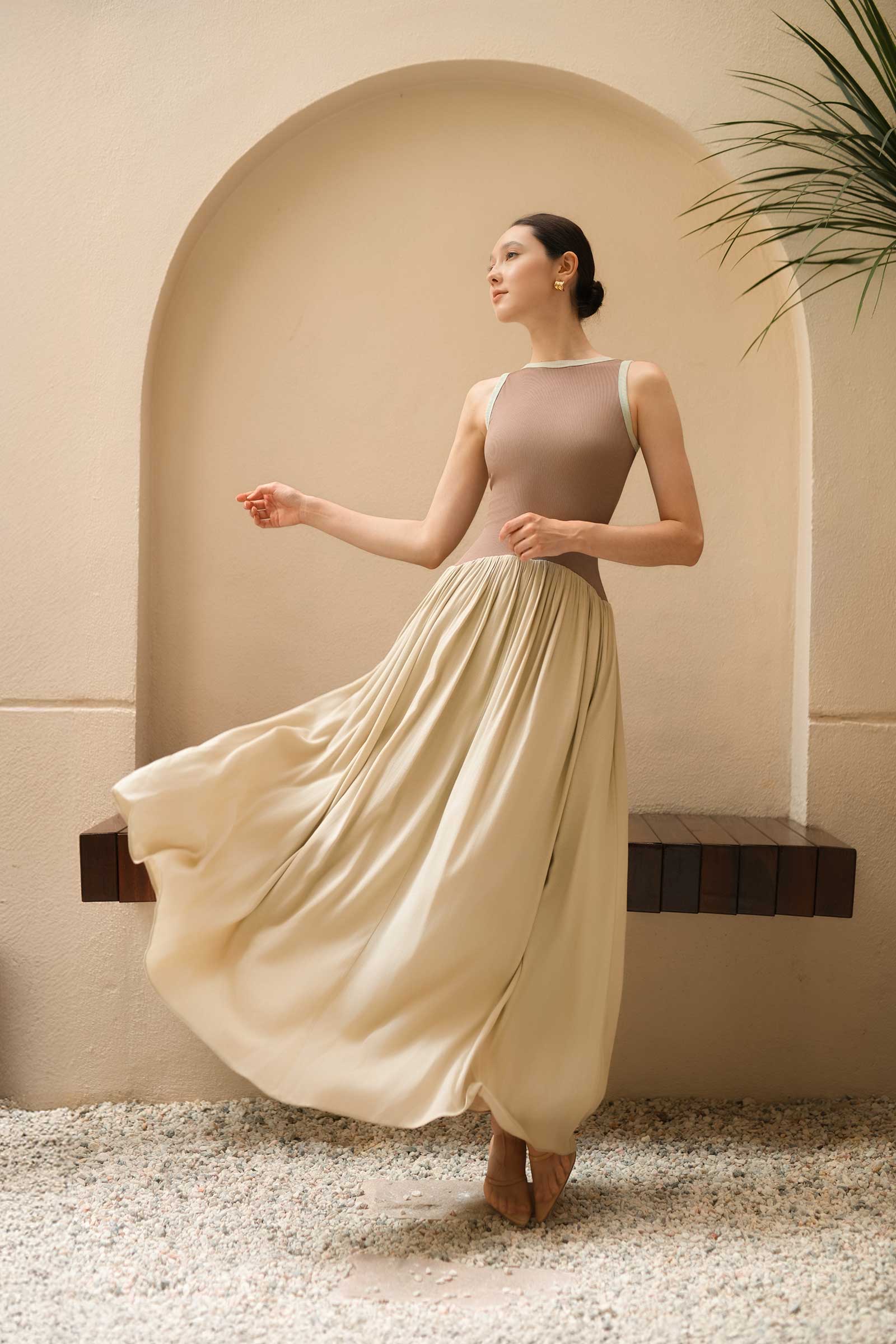 Dorelze Dress (Sage)