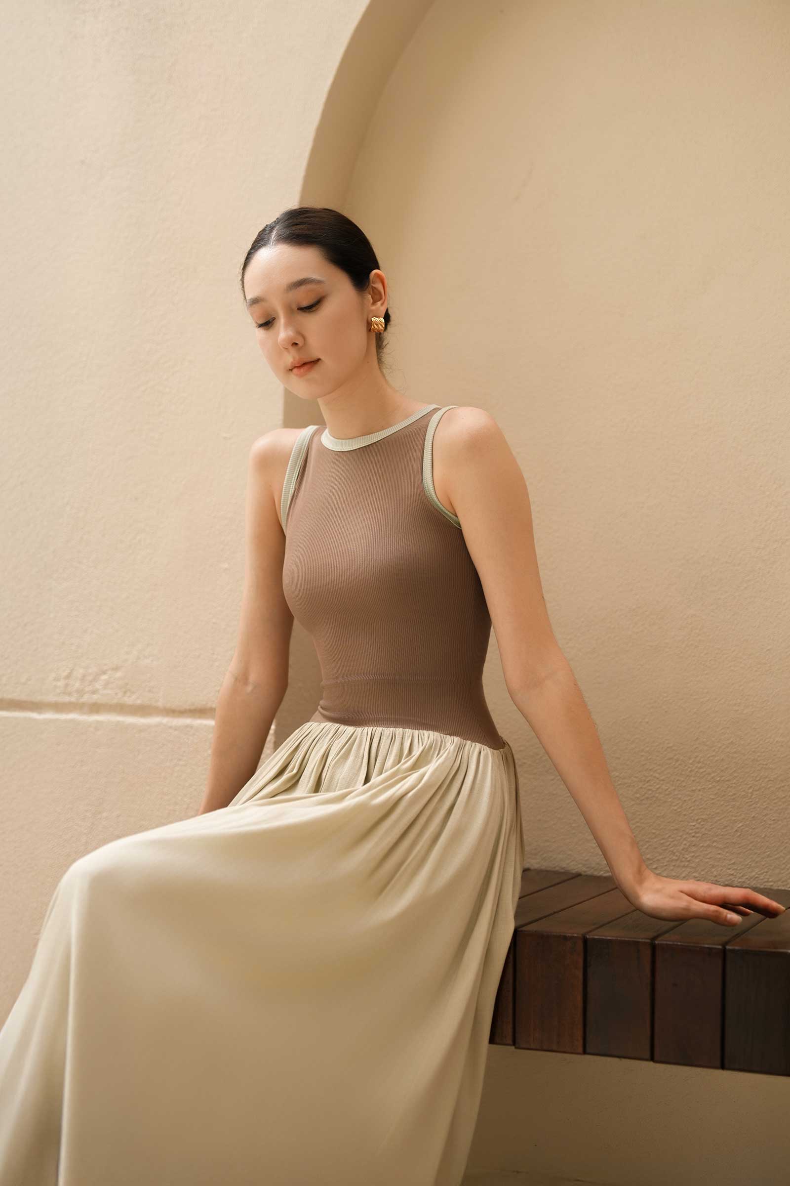 Dorelze Dress (Sage)