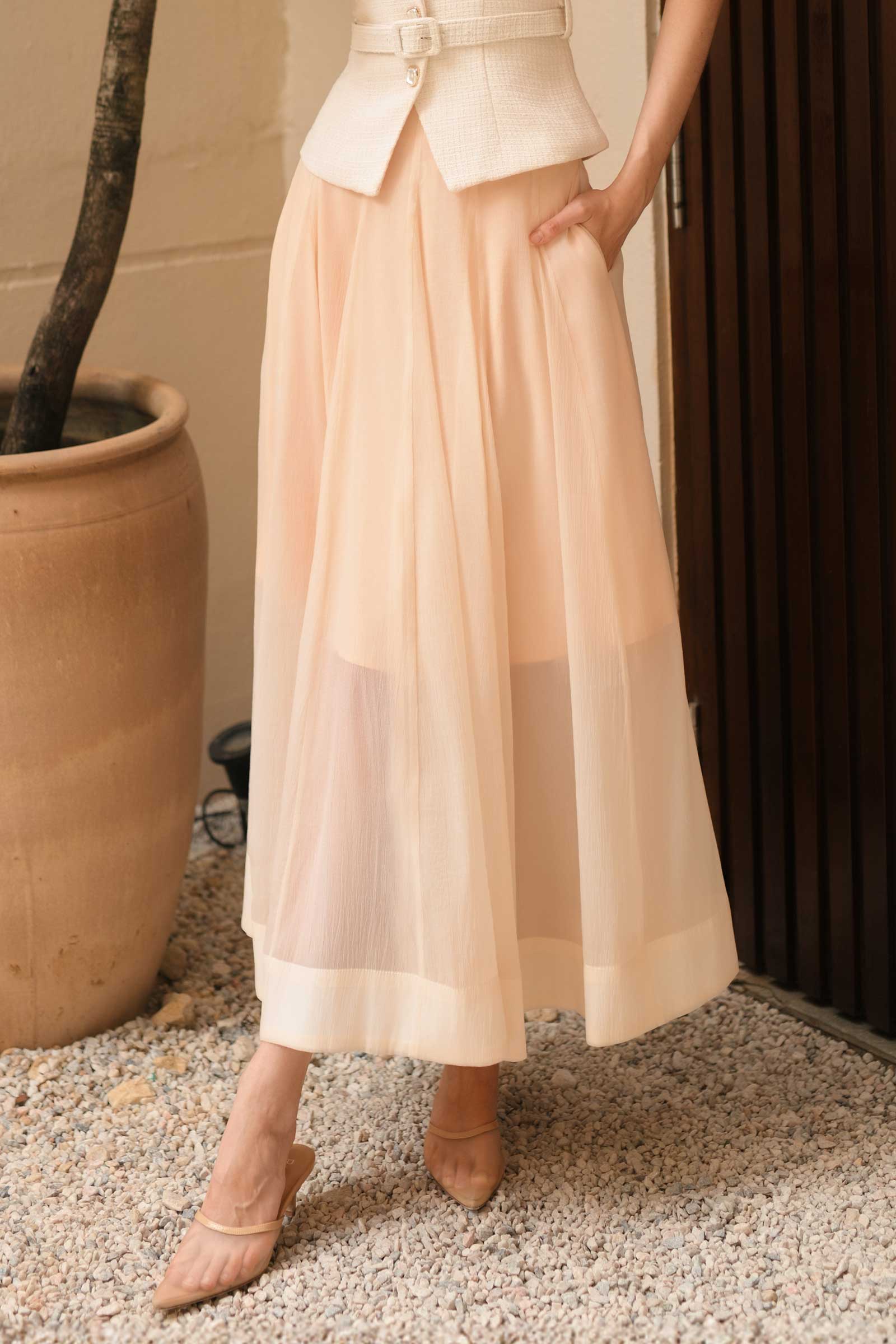 Dalaire Organza Skirt (Cream)