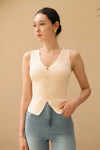 Dolix Knit Vest Top (Cream)