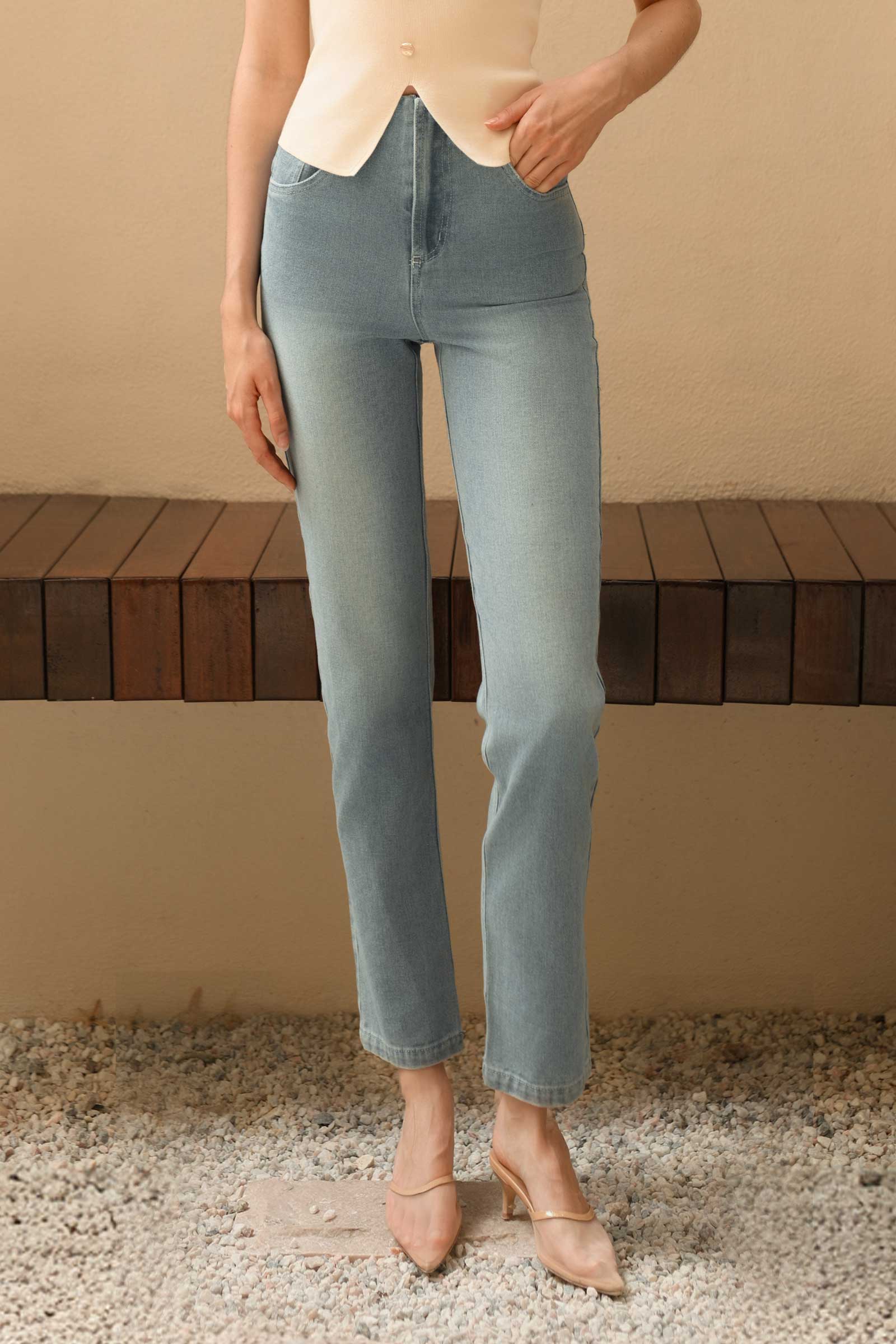 Doniq Denim Pants (Denim)