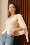 Dolix Knit Vest Top (Cream)