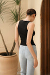 Dolix Knit Vest Top (Black)