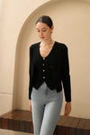 Dasiene Knit Cardigan (Black)