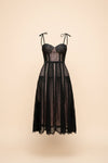 Dianelle Padded Dress (Black)