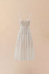 Dianelle Padded Dress (White)