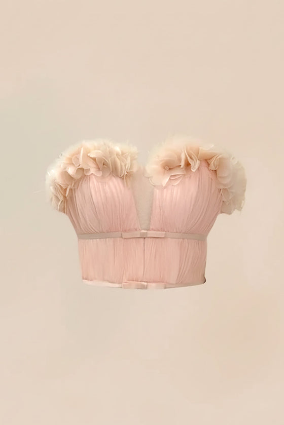 Diaveriale Corset Top (Coral Pink)