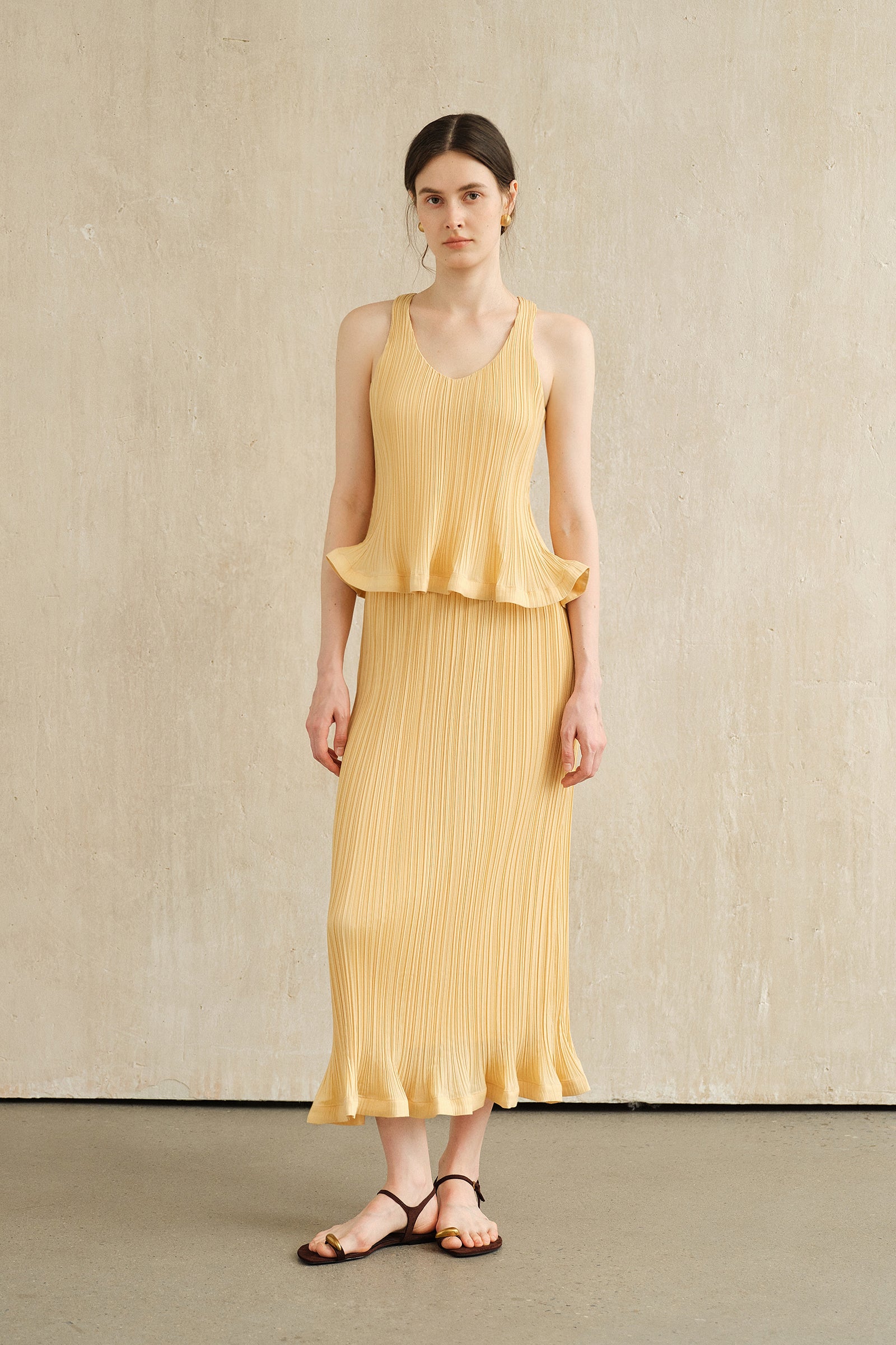 Sorra Midi Skirt (Primrose)