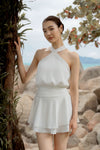 Soléne Romper Dress (White)