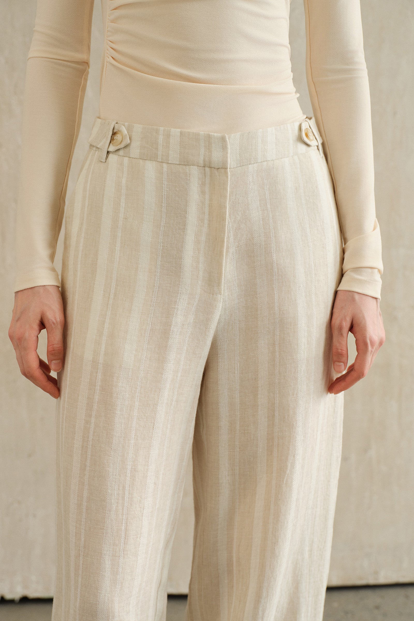 Tabe Pants (Canvas Stripe)