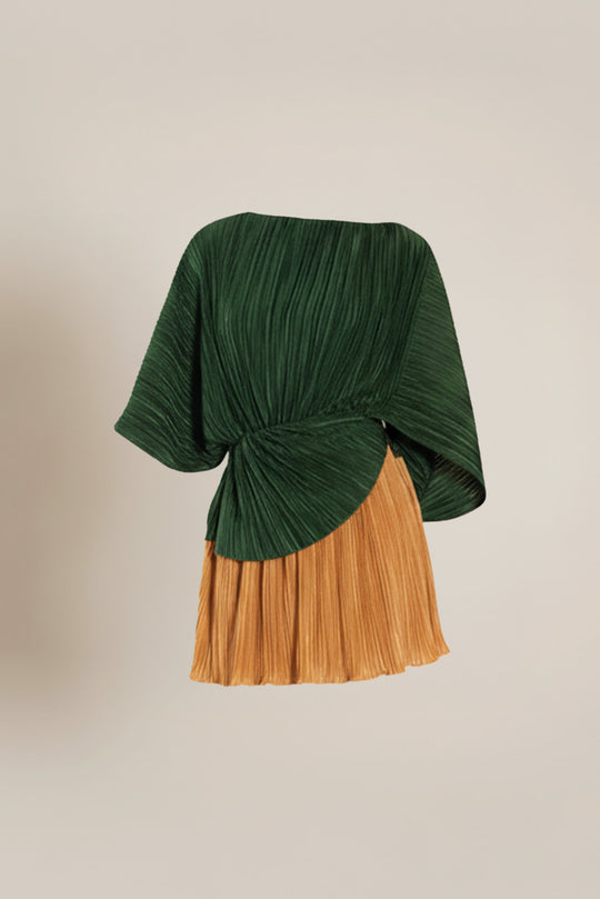 Lunaira Multiway Romper (Green+Brown)