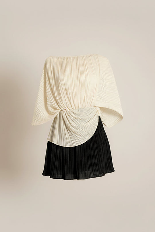 Lunaira Multiway Romper (Pearl+Black)