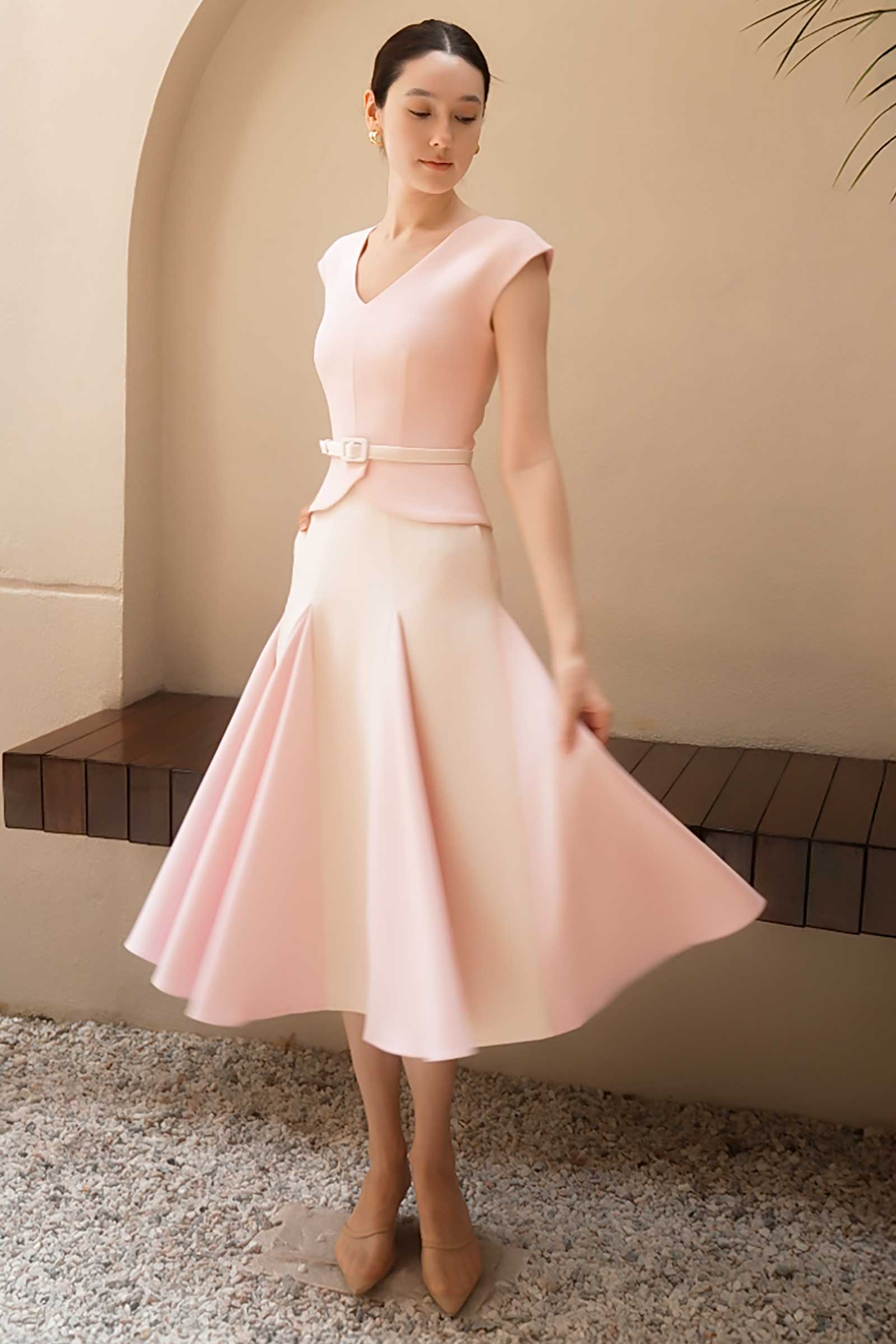 Dalienaq Dress (Baby Pink)