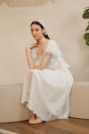 Solène Broderie Skirt (White)