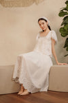 Solène Broderie Skirt (White)