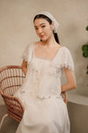 Solène Broderie Top (White)